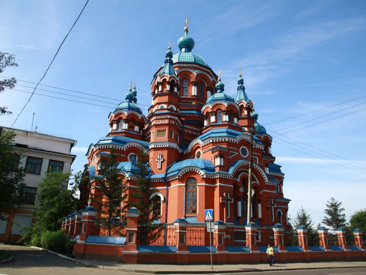 Храм Казанской Божьей матери в Иркутске