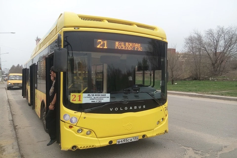 Автобус №21 идет на северную окраину Волгограда