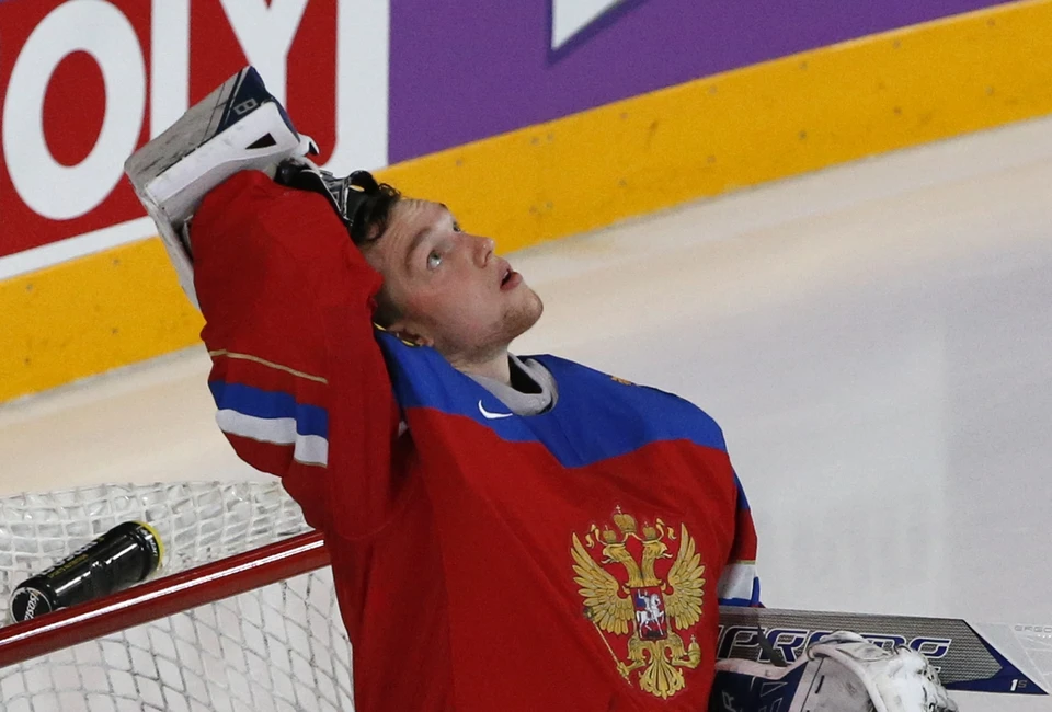 Один из главных козырей сборной России в матче с Канадой - вратарь Андрей Василевский.