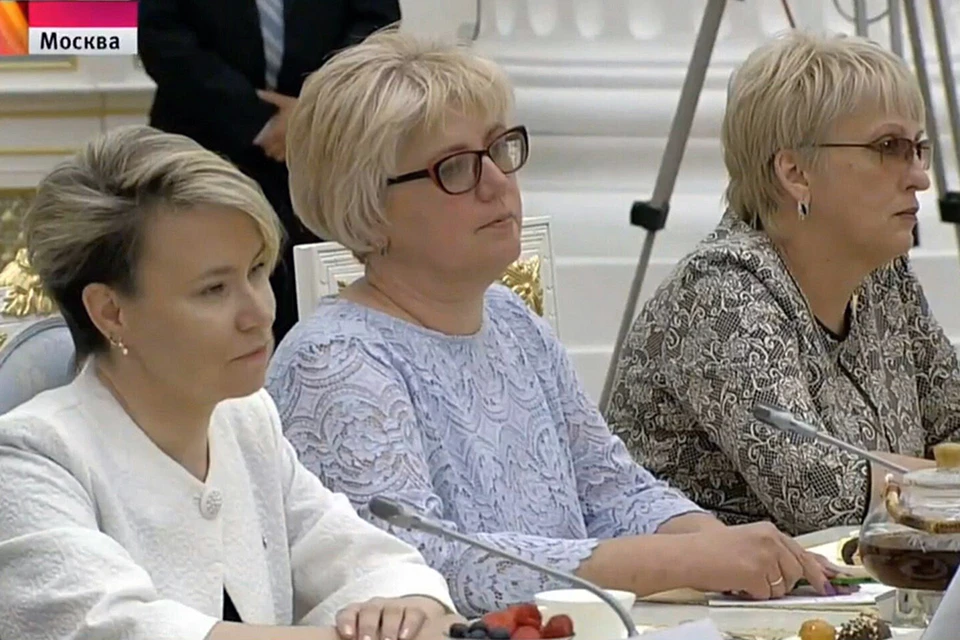 Педагоги обсудили с Президентом важность воспитательной работы. Фото: 1tv.ru