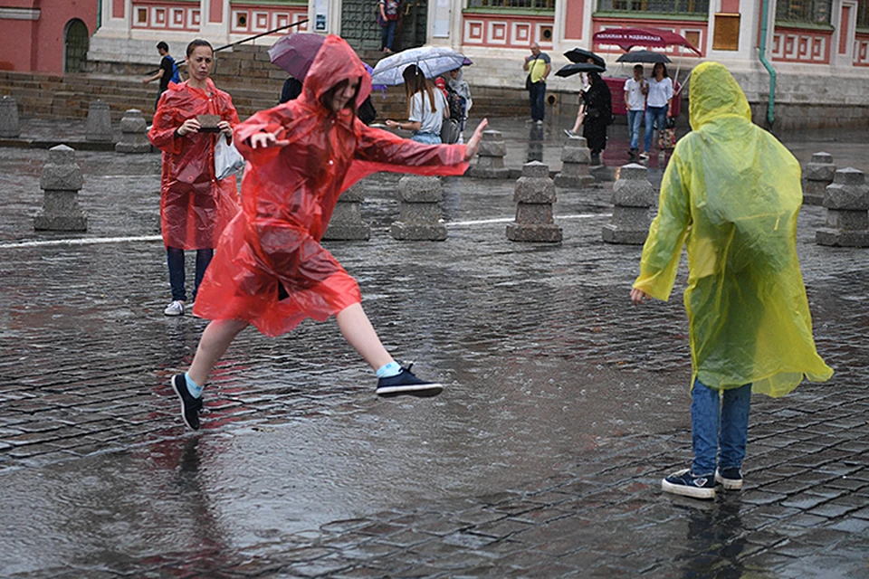 Гроза, град и шквалистый ветер стали для москвичей отличным поводом для шуток