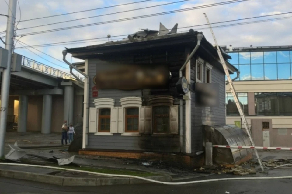 Иркутянин поджег здание кредитной фирмы в 130-м квартале и загорелся сам