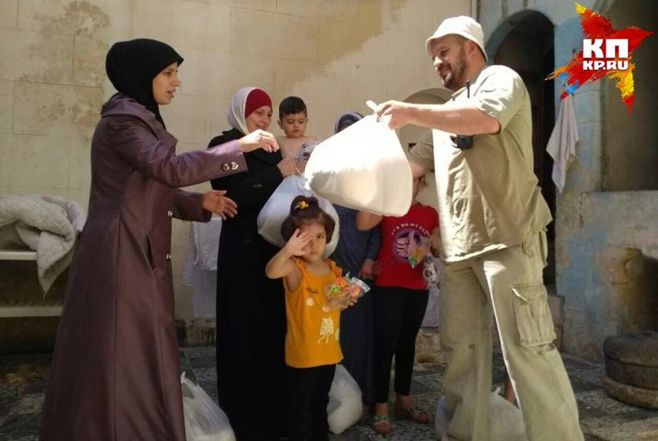 Уралец привез сирийцам гуманитарную помощь Фото: Евгений Ганеев