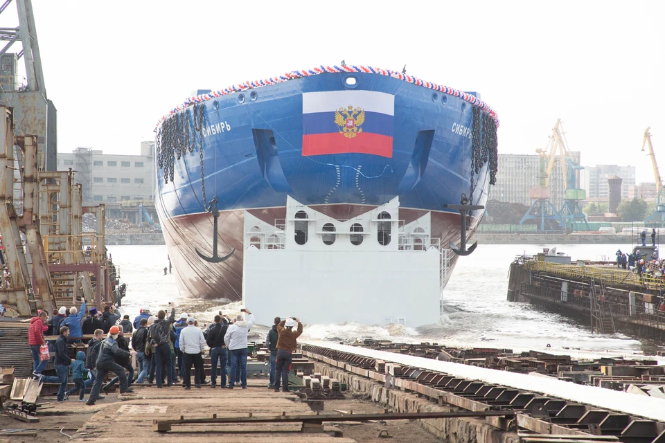 Ледокол "Сибирь" будет осваивать Северный морской путь.