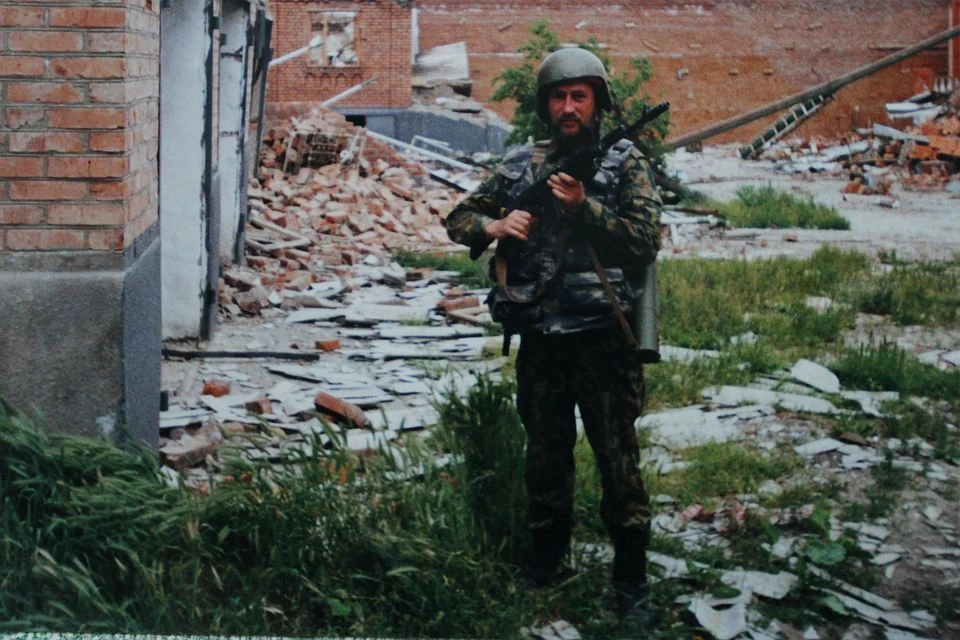 Капитан Яковлев в одной из своих командировок в Чечню Фото: Из личного архива героя публикации