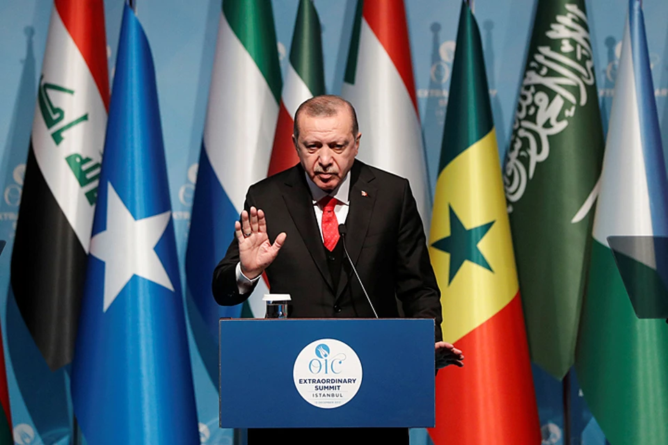 Инициатор саммита, президент Турции Реджеп Тайип Эрдоган