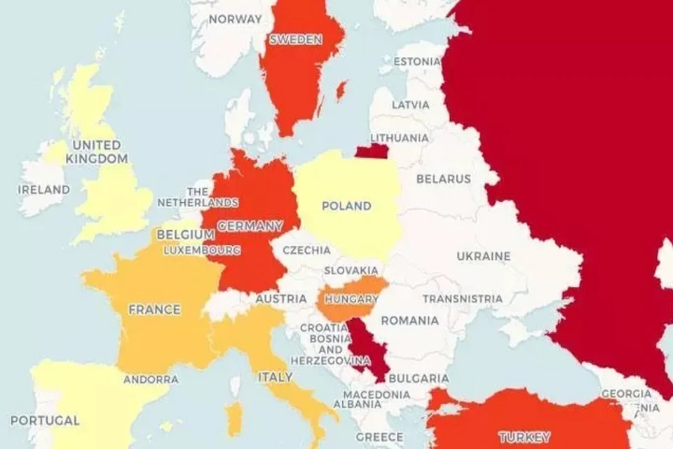 Карта приднестровье со странами крупно на русском