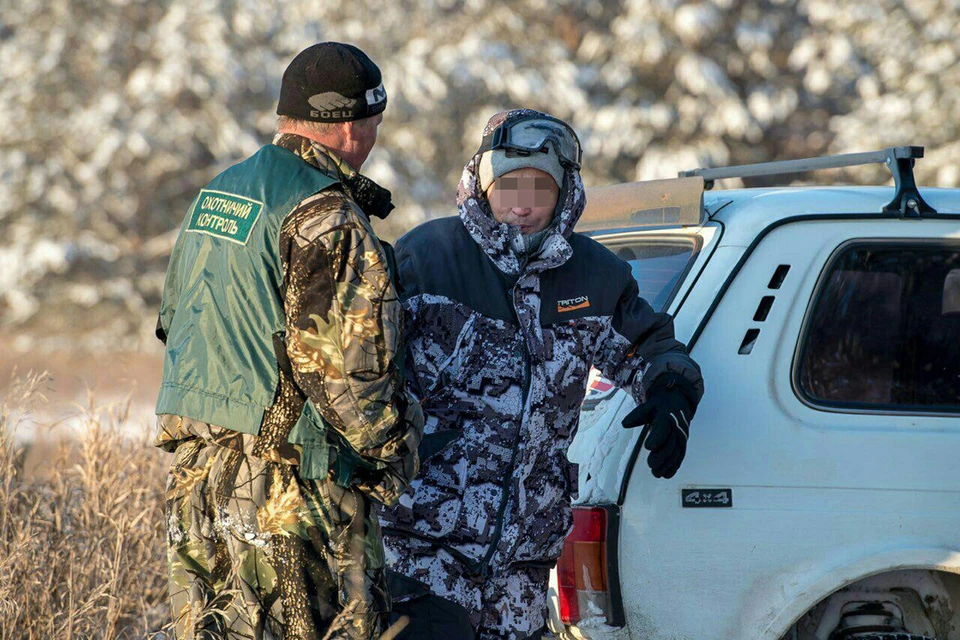 По словам егерей, задержанные вели себя вызывающе и трясли корочками МВД. Фото: Магнитогорское общество охотников и рыболовов.