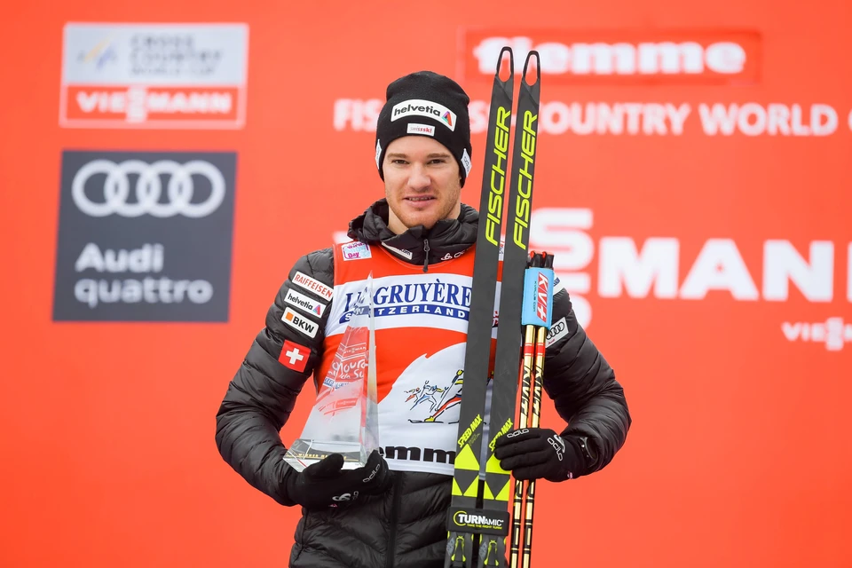 Швейцарец Дарио Колонья - победитель очередной лыжной многодневки "Тур де Ски".