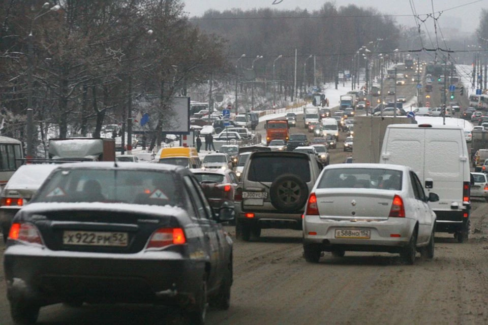 Нижний Новгород встал в пробках утром 5 февраля