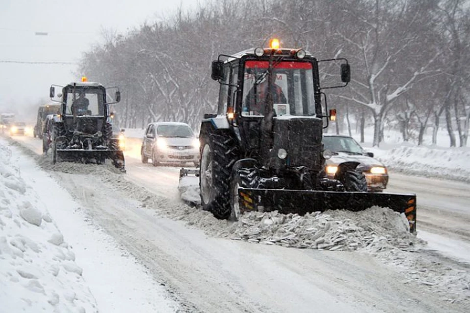 В Москве существуют определенные правила уборки снега.