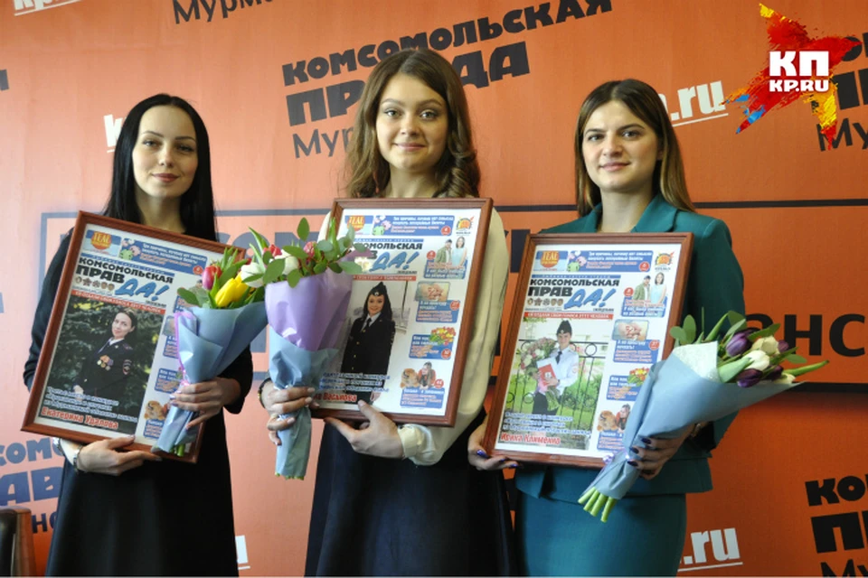 Слева на право: Екатерина Удалова, Яна Васькова, Ирина Клименко