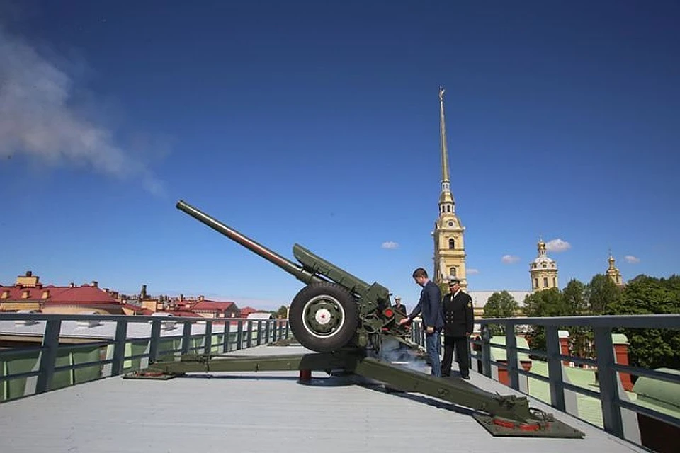 Пушка петропавловской крепости