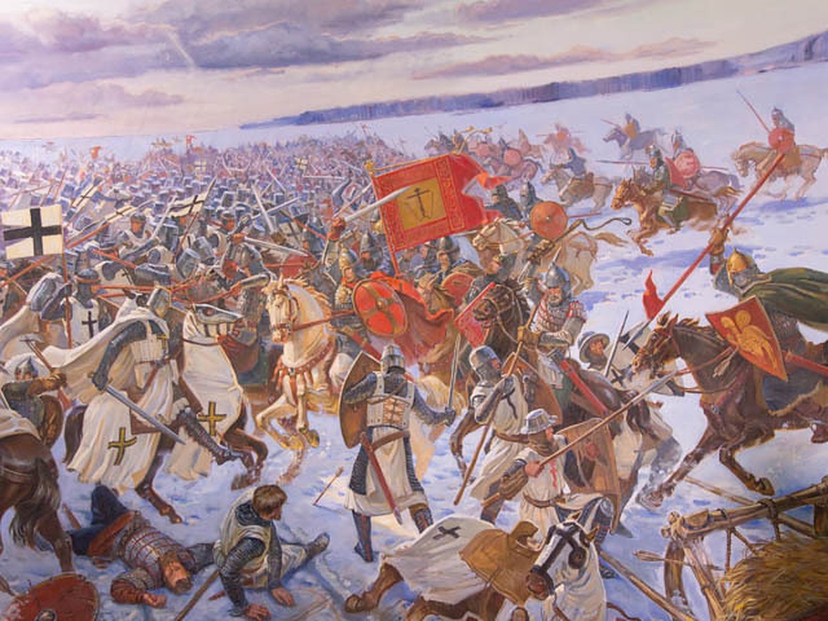 Битва на озере когда была. Битва Ледовое побоище 1242. Битва на Чудском озере 1242 год Ледовое побоище.
