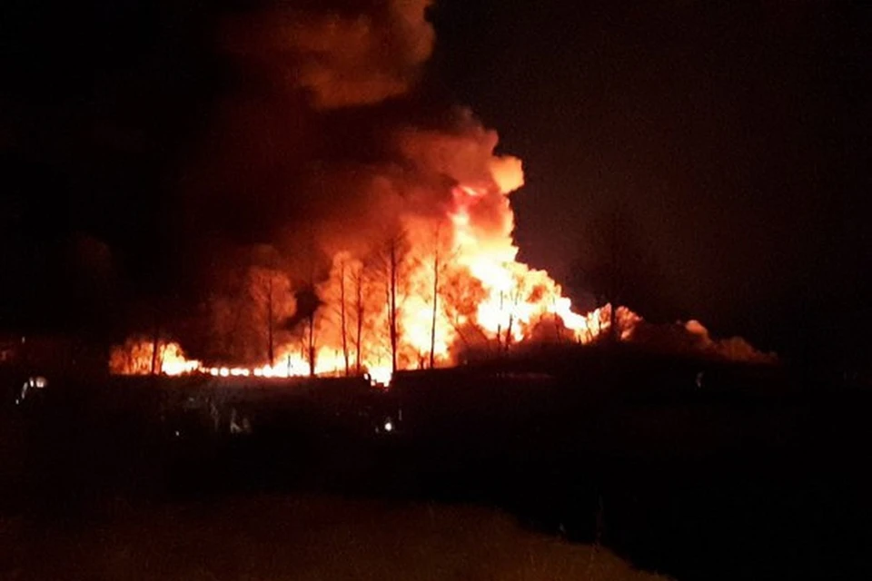 В МПК "Чернышевой" ночью горели склады