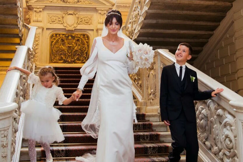 Алиса Аршавина и двое детей от первого брака. Фото: Соцсети
