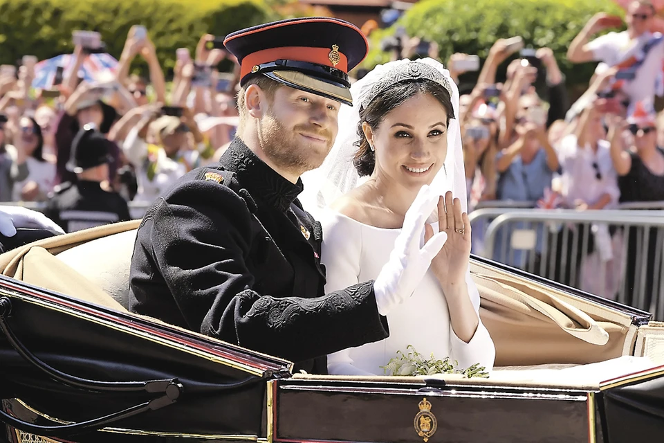 Бракосочетание принца Гарри и Меган Маркл назвали в Британии свадьбой года.