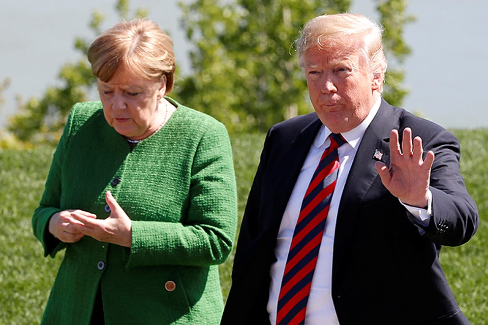 Трамп не любит Меркель. Он не забыл, что ее команда была против него во время президентских выборов в США