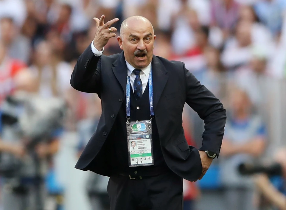 Станислав Черчесов: Почему не смотрел, как игроки бьют пенальти? Я смотрел все по табло, табло хорошее на стадионе - KP.RU
