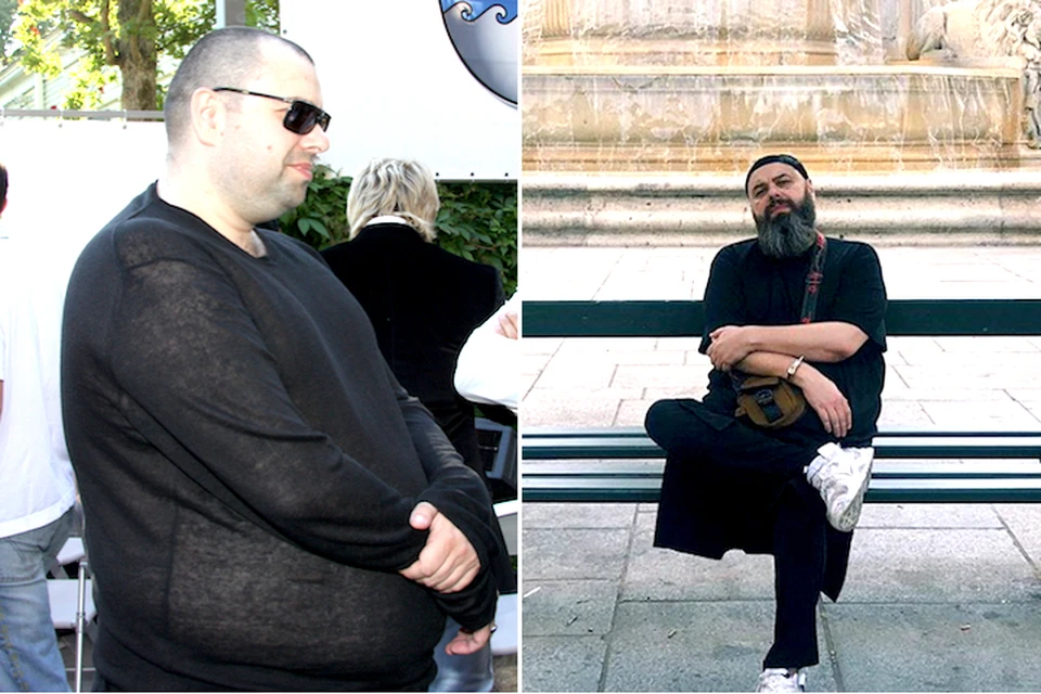 У Максима Фадеева с молодости были проблемы с весом. Слева: музыкант в 2008 году, справа - сейчас.