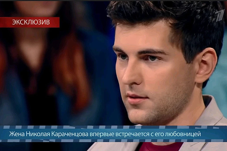Дмитрий Борисов во время съемок передачи "Эксклюзив" Первого канала.