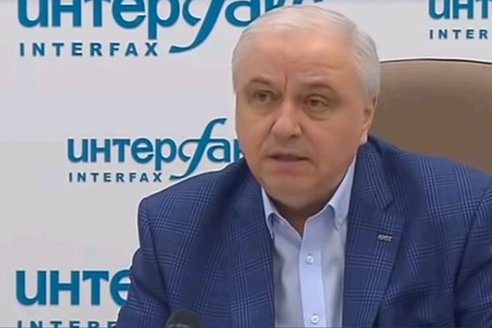 Бывший министр госбезопасности Грузии Игорь Гиоргадзе на пресс-конференции в Москве.