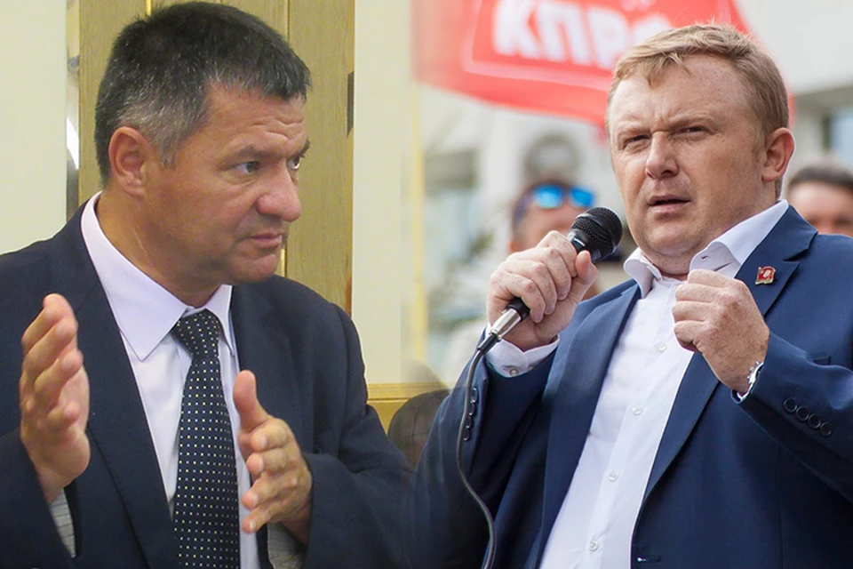Андрей Тарасенко против Андрея Ищенко. Фото Ксении Крымовой и Facebook