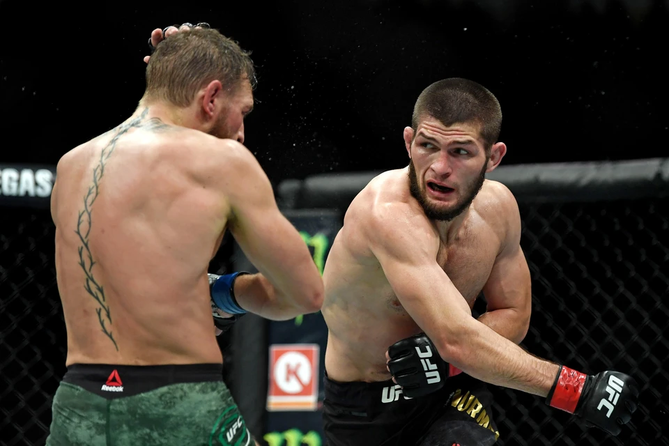 Хабиб Нурмагомедов и Конор Макгрегор сошлись в битве за титул чемпиона UFC