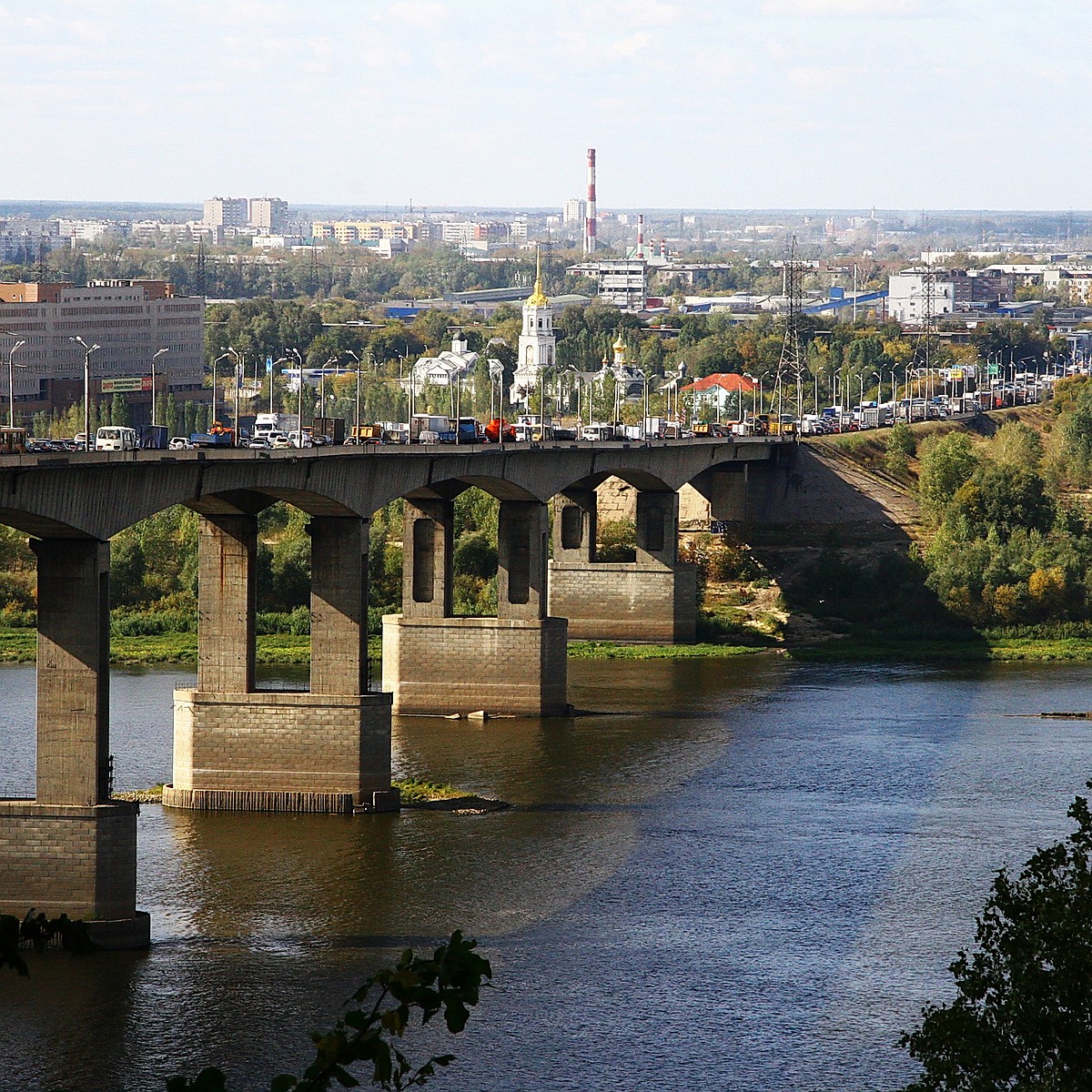 В Нижнем Новгороде полностью открыли Мызинский мост - KP.RU