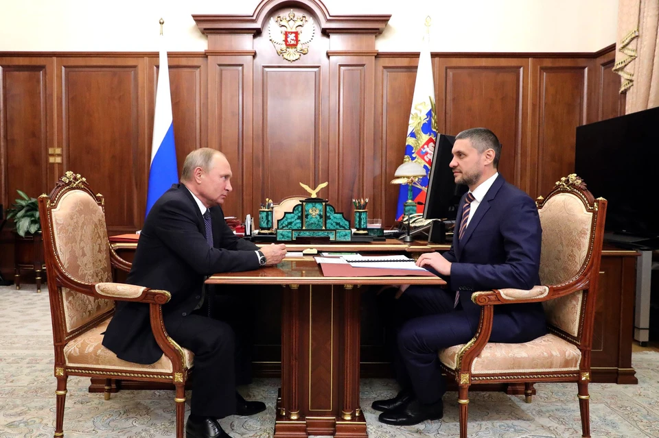 Встреча Владимира Путина и Александра Осипова. Автор фото: пресс-служба Кремля.