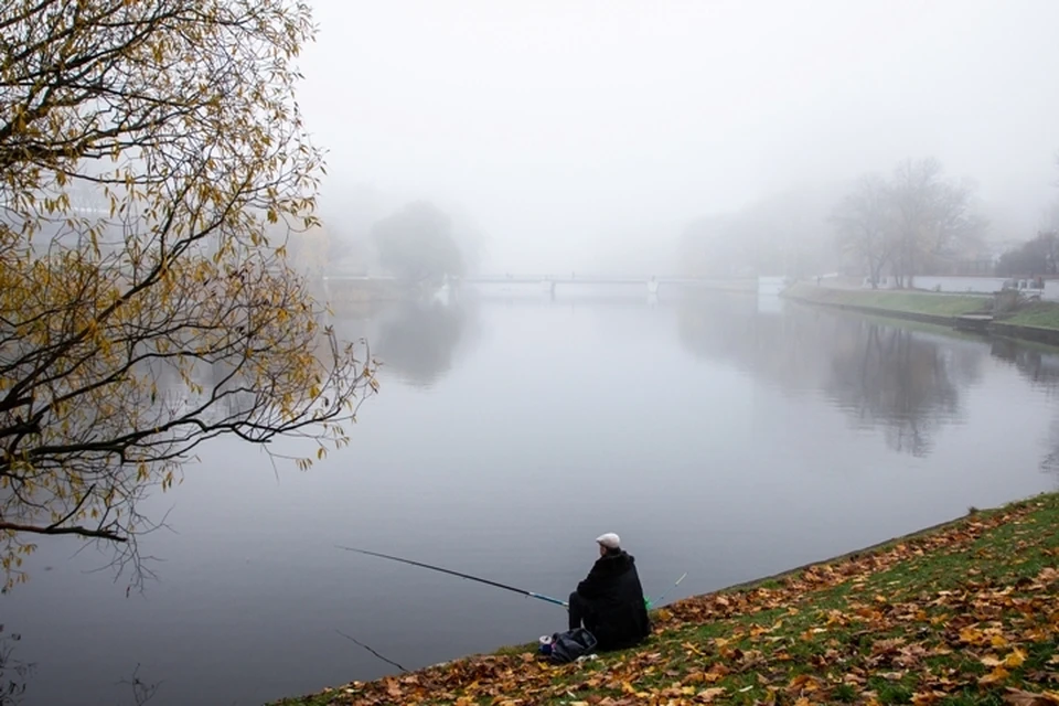 Осенний туман на Нижнем озере.