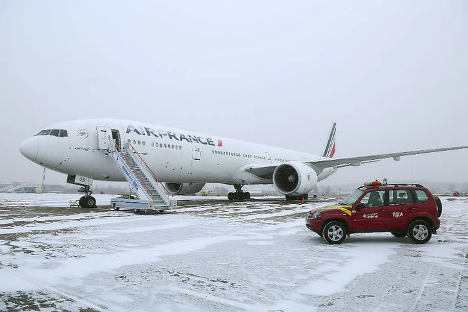 Тот самый самолет. Фото: пресс-служба Международного аэропорта Иркутска.