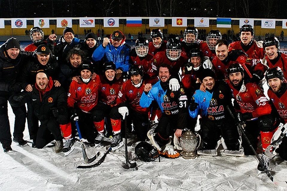 Хабаровская команда «СКА-Нефтяник» третий раз подряд стала обладателем Кубка страны по бэнди