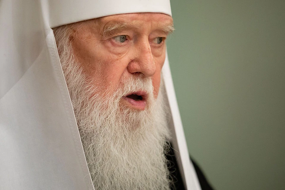 Бывший глава Украинской православной церкви Филарет указом Петра Порошенко стал Героем Украины.
