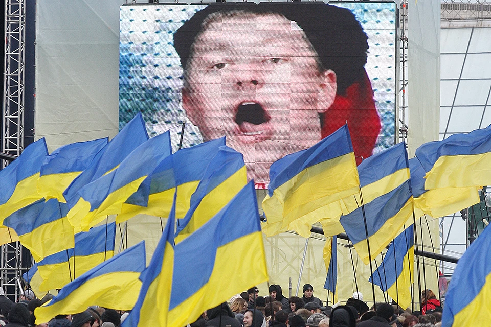 Концерт на Майдане Незалежности во время празднования Дня соборности Украины. Фото ИТАР-ТАСС/ Владимир Синдеев