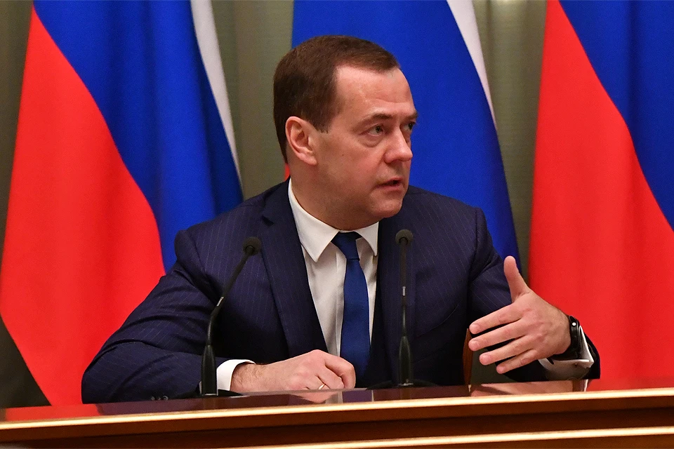 Премьер-министр Дмитрий Медведев.