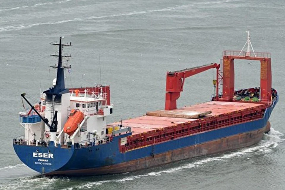 Грузовое судно Eser шло под флагом Панамы. Фото: Marinetraffic