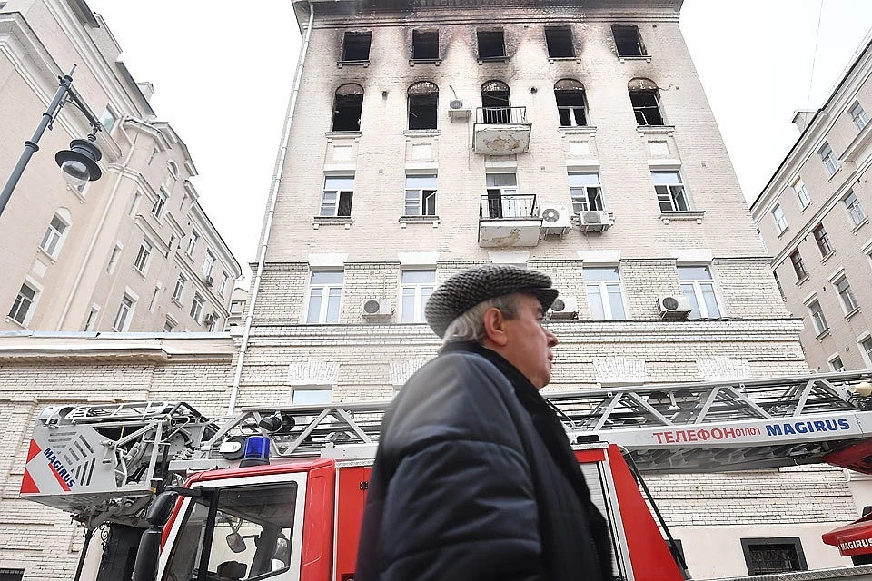 Квартира Ксении Башмет полностью сгорела.