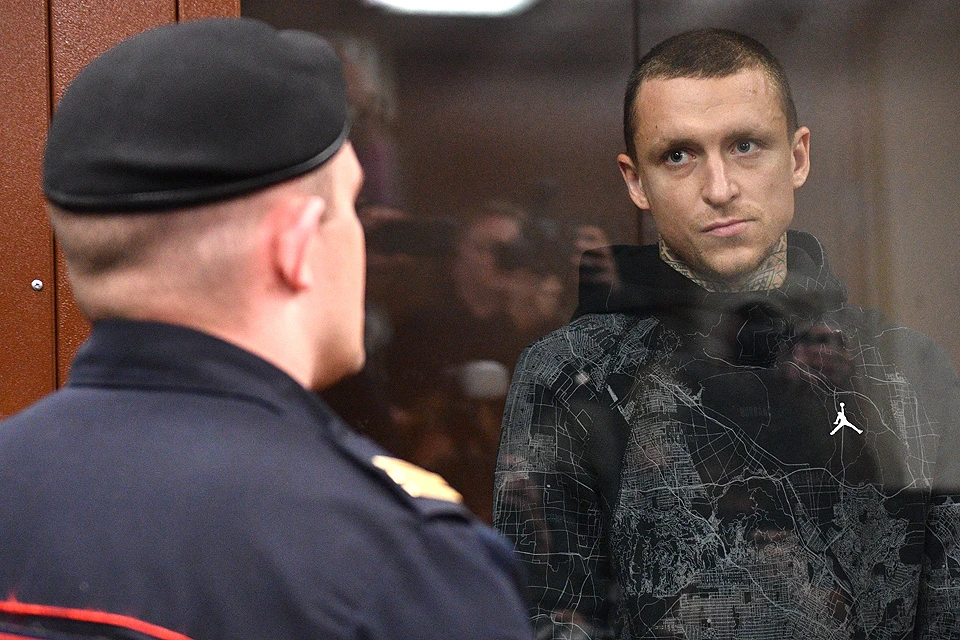 Футболист Павел Мамаев на заседании Тверского районного суда.