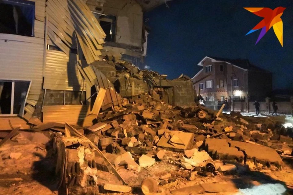 В Красноярске в трехэтажном особняке взорвался газ: разрушена половина дома