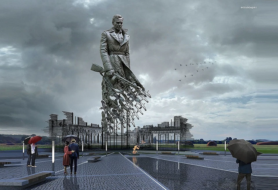 Проект будущего монумента под Ржевом. ФОТО rvio.histrf.ru