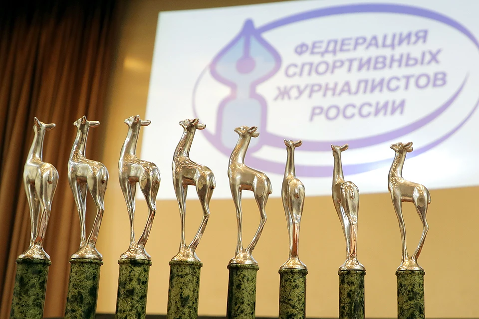На церемонии вручения премии Федерации спортивных журналистов России "Серебряная лань", присуждаемой лучшим спортсменам и тренерам России по итогам 2018 года, в Олимпийском комитете России. Фото Вячеслав Прокофьев/ТАСС
