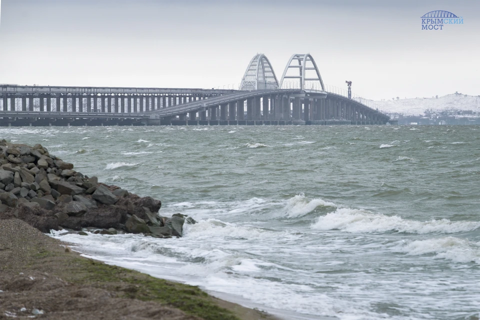 На Крымском мосту подвели итоги первой зимы Фото: Инфоцентр "Крымский мост"