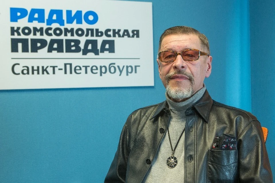 Александр Донских в студии радио «Комсомольская Правда»