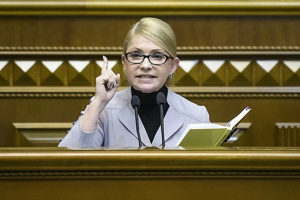 Кандидат в президенты Украины, лидер партии «Батькивщина» Юлия Тимошенко