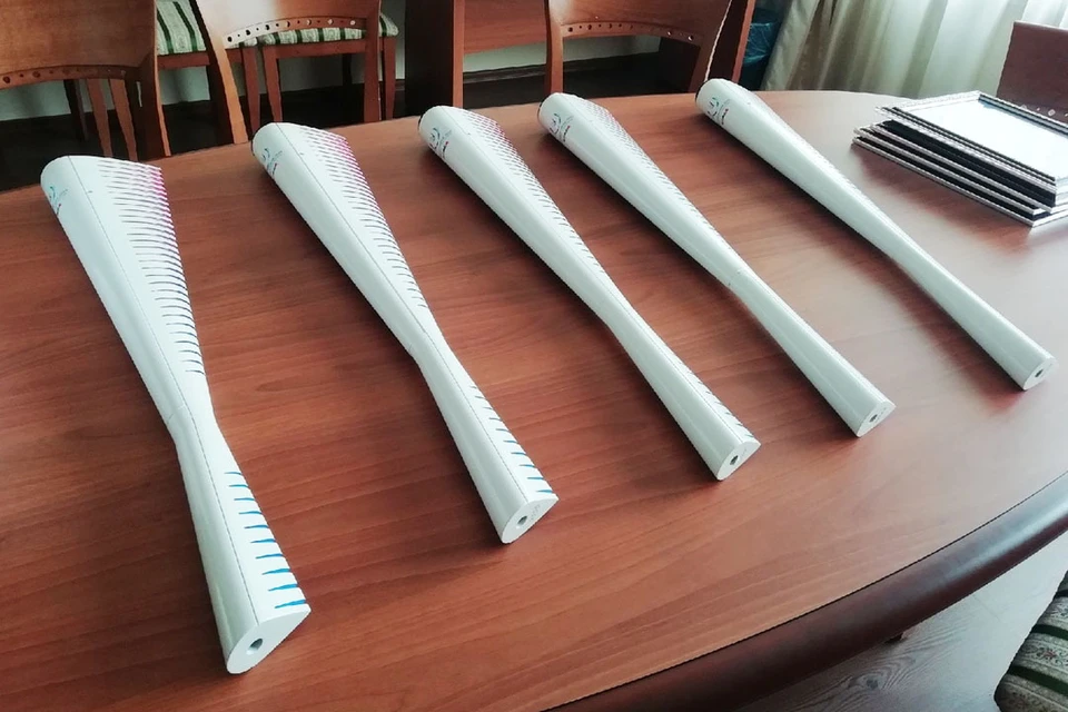 Факелы эстафеты огня зимней универсиады подарили Барнаулу