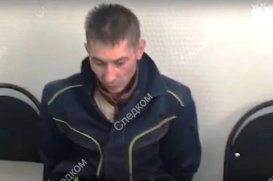 Этот 40-летний извращенец за полгода на свободе успел убить двух девушек. Фото - скрин видео СУ СК по Волгоградской области.