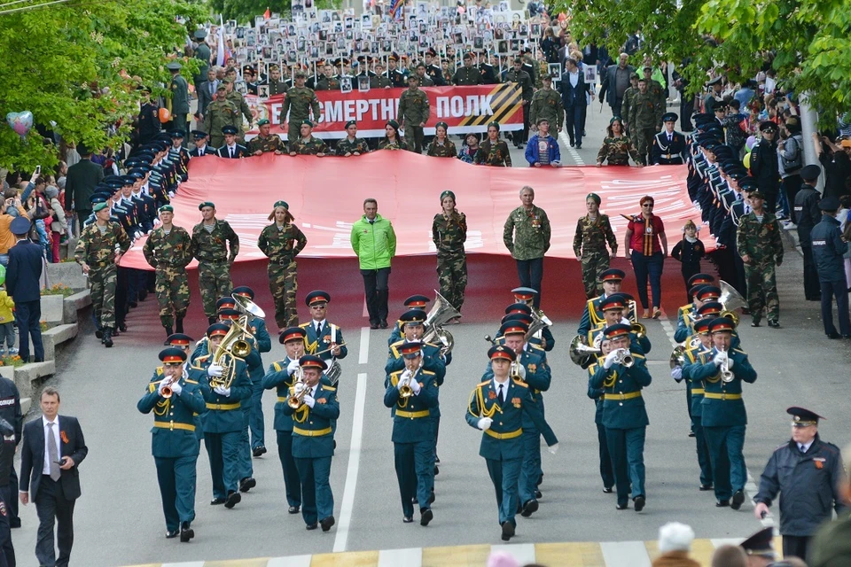 Бессмертный полк 9 мая 2019 года в Ставрополе пройдет по традиционному маршруту - от площади Ленина до Веченого Огня