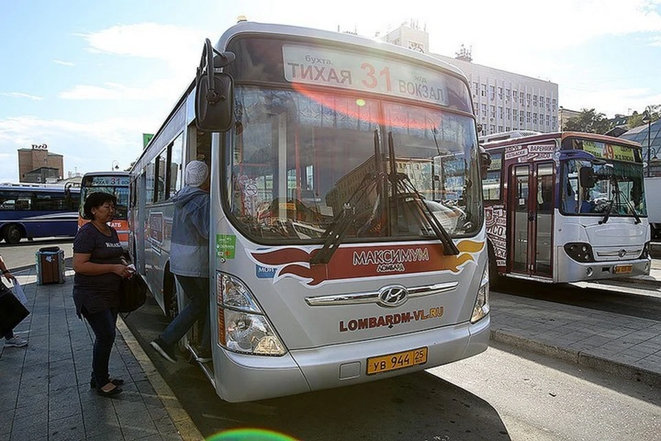 Работа автобусов на 9 мая 2019 года во Владивостоке изменится на полдня