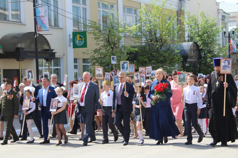 "Бессмертный полк" в Касимове насчитал более трети населения всего райцентра.